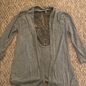 Gray Cardigan